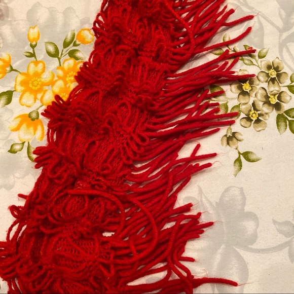 Red Infinity Scarf - Picture 3 of 3